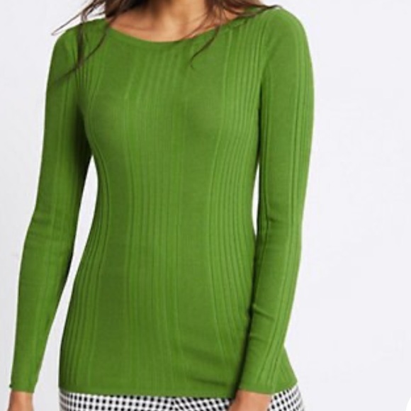 Marks & Spencer Sweaters - M&S Collection NWT gold Variegated ribbed sweater